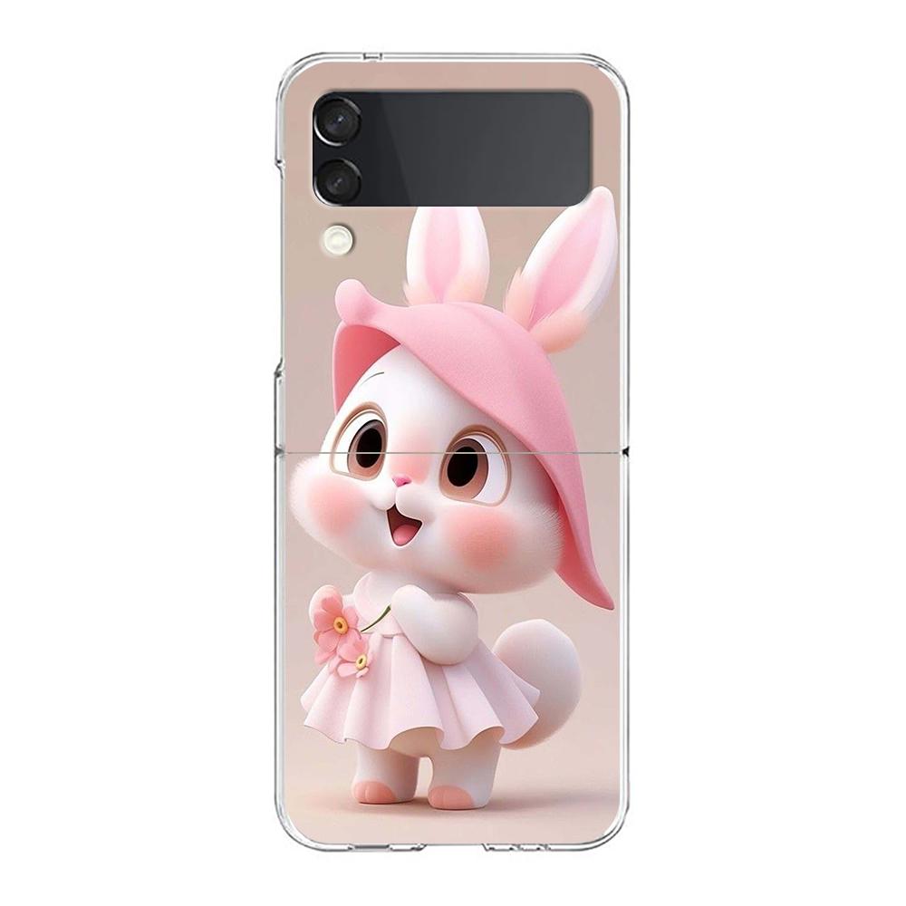 A Cute Rabbit With A Purple Hat Hard PC Phone Case For Samsung Galaxy Z Flip 6 5 4 Transparent Cover For Galaxy Z Flip 3 Capas Z Flip
A Cute Rabbit With A Purple Hat Hard PC Phone Case For Samsung Galaxy Z Flip 6 5 4 Transparent Cover For Galaxy Z Flip 3 Capas Z Flip