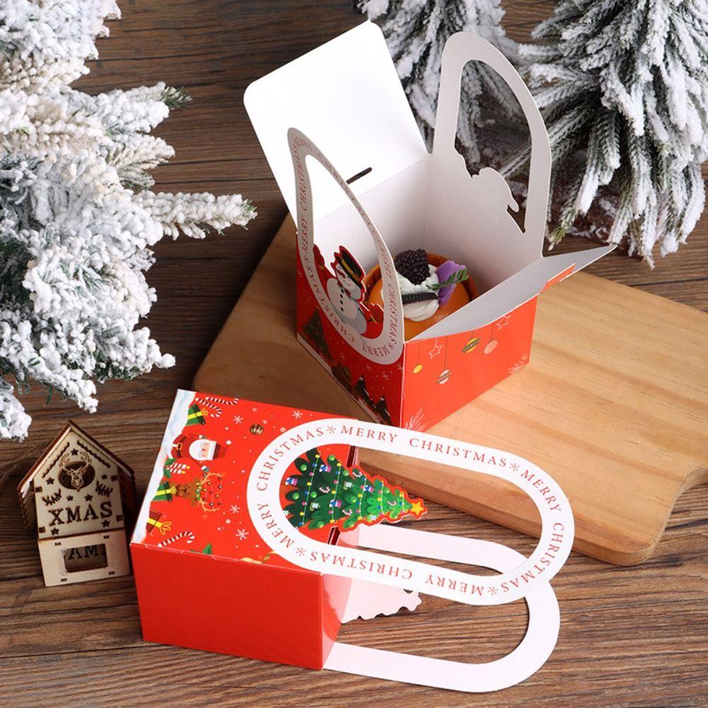 10pcs Paper Christmas Gift Box Cute Handheld Christmas Fruit Packaging Box Thicked Portable Xmas Eve Packaging Bag Macaron other
10pcs Paper Christmas Gift Box Cute Handheld Christmas Fruit Packaging Box Thicked Portable Xmas Eve Packaging Bag Macaron other