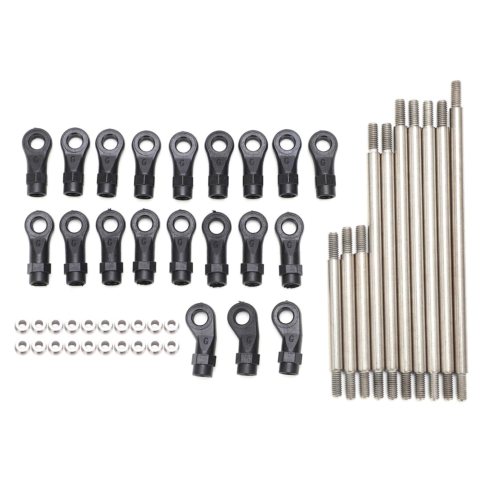 RC Metal Link Tie Rod Pull Rod with End Ball Set for Traxxas TRX4 313mm Wheelbase 1/10 RC Car
RC Metal Link Tie Rod Pull Rod with End Ball Set for Traxxas TRX4 313mm Wheelbase 1/10 RC Car
