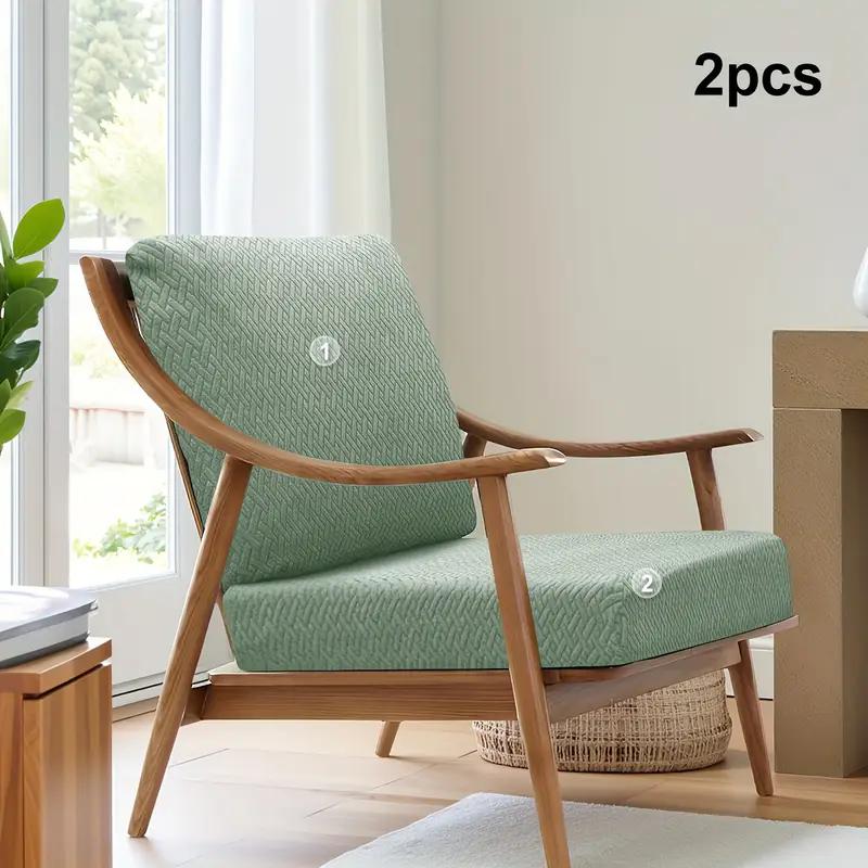 2pcs/set Jacquard Patio Sofa Cushion Covers Universal Outdoor Stretch Sofa Cover Solid Color Cushion Protector Home Decor
2pcs/set Jacquard Patio Sofa Cushion Covers Universal Outdoor Stretch Sofa Cover Solid Color Cushion Protector Home Decor