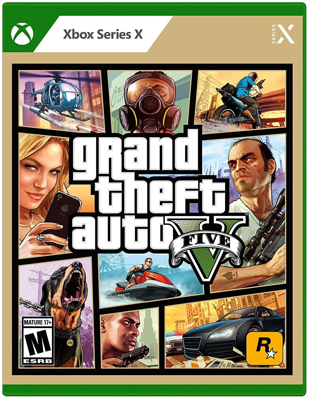 Rockstar Games Grand Theft Auto V Североамериканская версия Xbox Series X Открытый мир Приключения зелёный
Rockstar Games Grand Theft Auto V Североамериканская версия Xbox Series X Открытый мир Приключения зелёный