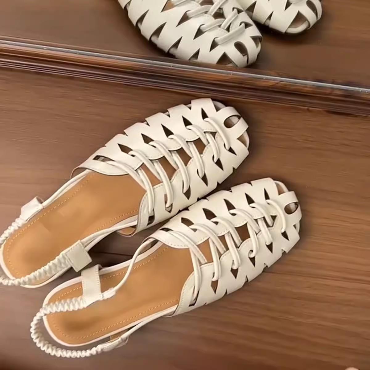 Women s Sandals 2025 New Weave Baotou Lightweight Comfortable Casual Shoes Hollow Breathable Fashion Luxury Square Toe Sandals 35
Women s Sandals 2025 New Weave Baotou Lightweight Comfortable Casual Shoes Hollow Breathable Fashion Luxury Square Toe Sandals 35