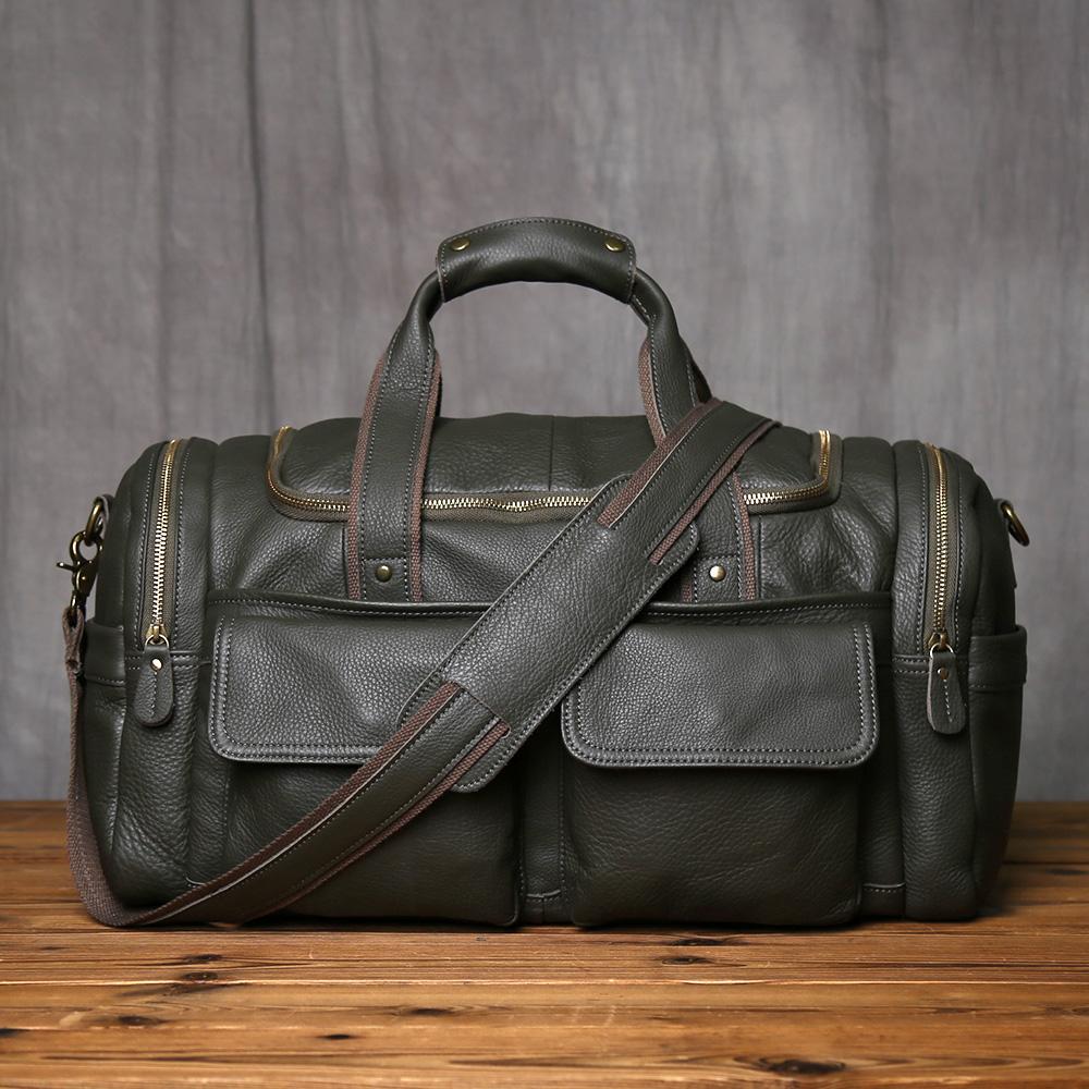 NZPJ Retro Men s Hand Luggage Bag Leather Travel Bag Top Layer Cowhide Large Capacity One Shoulder Messenger Bag Casual Laptop зелений
NZPJ Retro Men s Hand Luggage Bag Leather Travel Bag Top Layer Cowhide Large Capacity One Shoulder Messenger Bag Casual Laptop зелений
