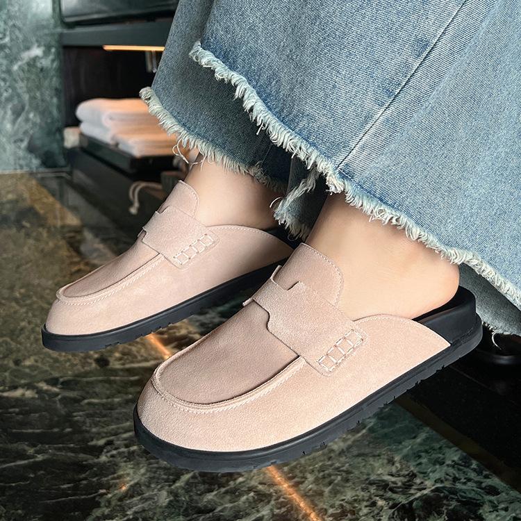Full cowhide Boken shoes women s baotou half-tow soft sole thick-soled lazy leather Boken slippers spring and summer wear 35 верблюд
Full cowhide Boken shoes women s baotou half-tow soft sole thick-soled lazy leather Boken slippers spring and summer wear 35 верблюд