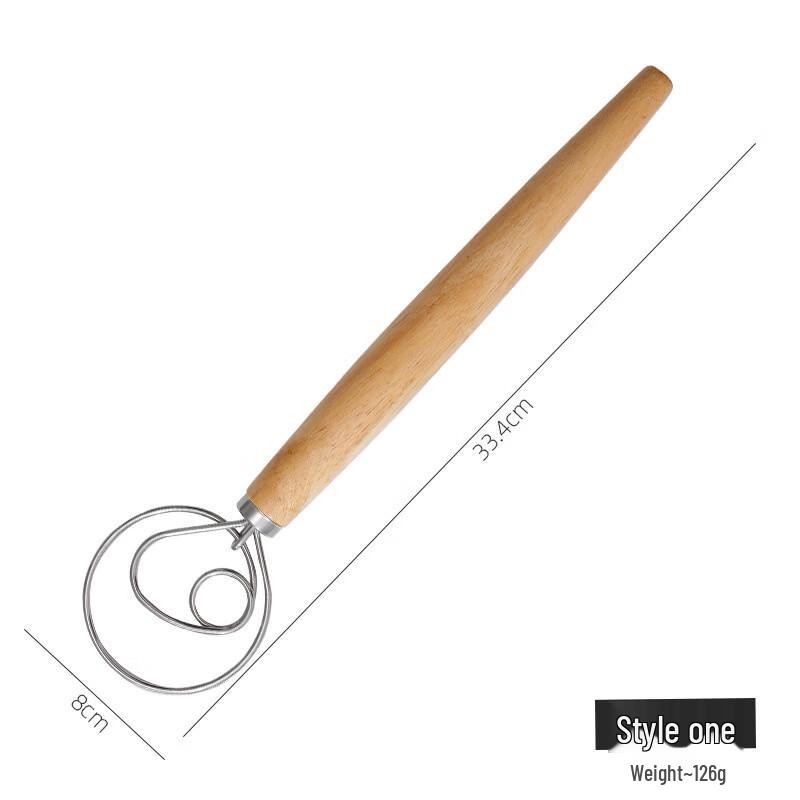 RuHan Stainless Steel Manual Whisk with Oak Handle
RuHan Stainless Steel Manual Whisk with Oak Handle
