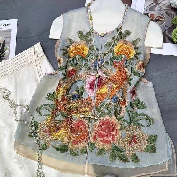 2025 лето новый жилет без рукавов с вышивкой и пряжкой жилет жилет жилет топ универсальный тонкий M (under 50kg recommended)
2025 лето новый жилет без рукавов с вышивкой и пряжкой жилет жилет жилет топ универсальный тонкий M (under 50kg recommended)