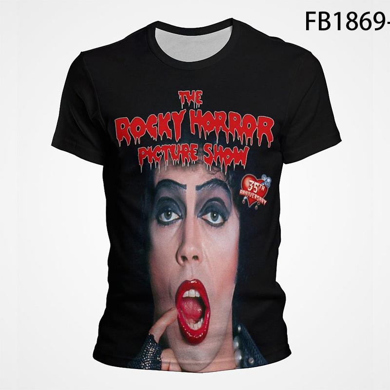 Rocky Horror Picture Show Футболка для мужчин Мода Уличная одежда Мужская футболка Летняя футболка с коротким рукавом Забавные топы с 3D-печатью Футболка Одежда 
Rocky Horror Picture Show Футболка для мужчин Мода Уличная одежда Мужская футболка Летняя футболка с коротким рукавом Забавные топы с 3D-печатью Футболка Одежда