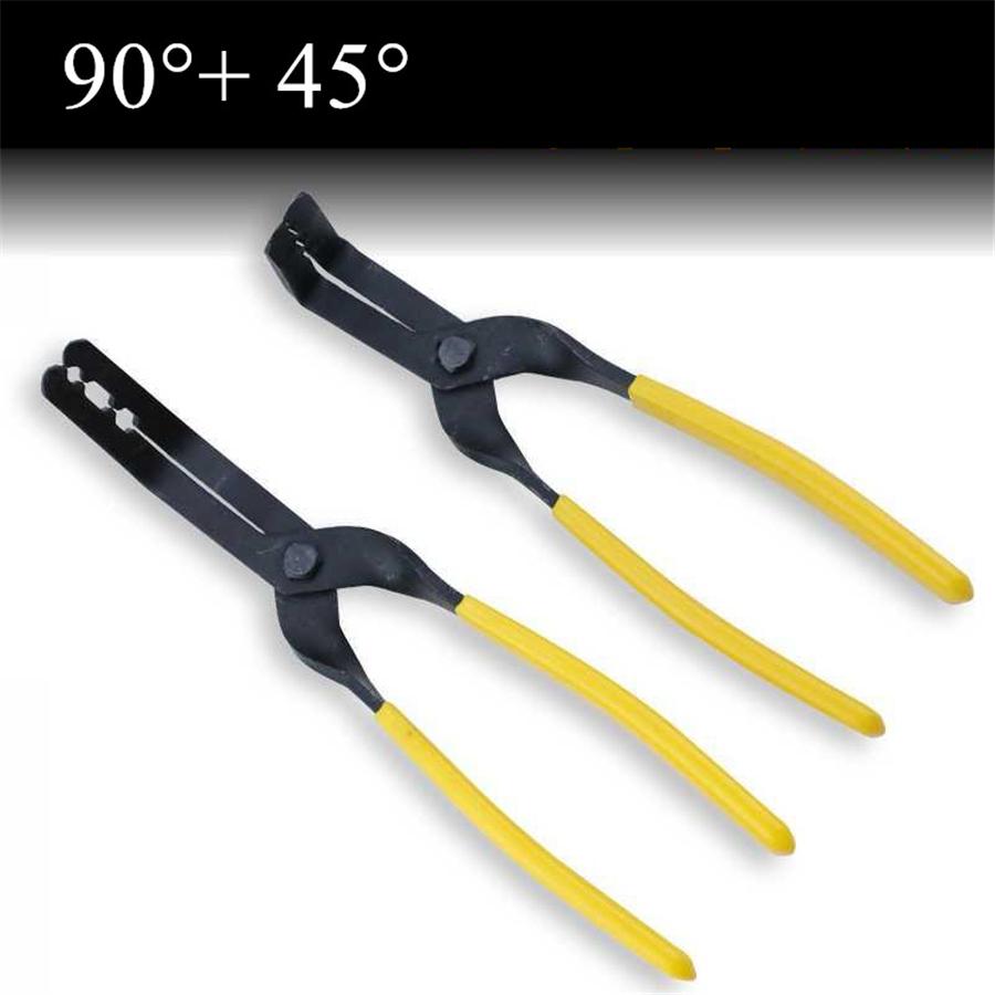 2Pcs 90° 45° Car Trim Clip Removal Plier Trim Upholstery Door Pin Panel Fastener Puller Tool
2Pcs 90° 45° Car Trim Clip Removal Plier Trim Upholstery Door Pin Panel Fastener Puller Tool
