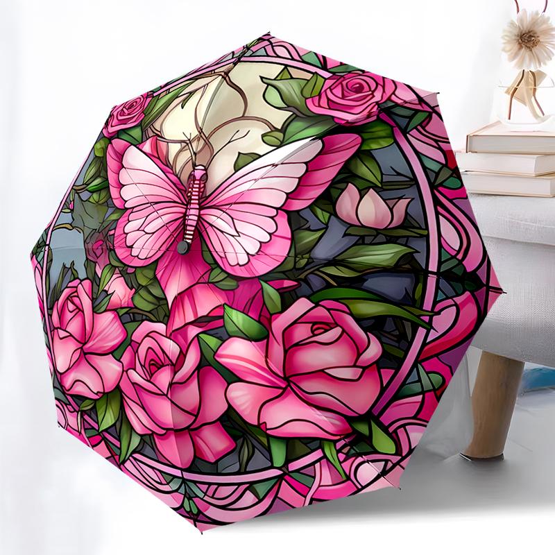 Butterfly Folding Umbrella - Fashionable Auto-Open Design 8 Iron Ribs Plastic Handle Foldable Sunshade Perfect Christmas Gifts
Butterfly Folding Umbrella - Fashionable Auto-Open Design 8 Iron Ribs Plastic Handle Foldable Sunshade Perfect Christmas Gifts