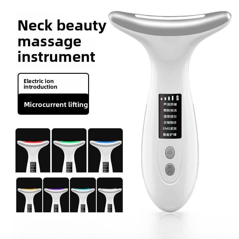 M8 New 7-color Light Neck Beauty Instrument Fades Neck Lines Neck Care Massage Lift Firming and Removing Nasolabial Folds Beauty Instrument Chinese
M8 New 7-color Light Neck Beauty Instrument Fades Neck Lines Neck Care Massage Lift Firming and Removing Nasolabial Folds Beauty Instrument Chinese