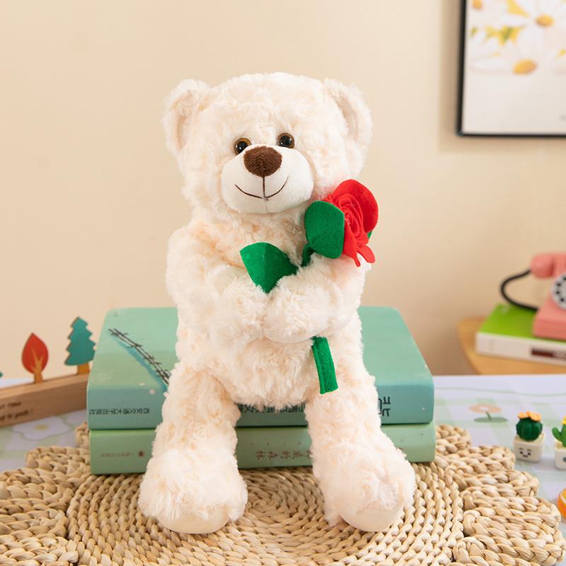 Romantic Rose Teddy Bear Plush Toy For Couples Valentines Day Gift WhiteBear
Romantic Rose Teddy Bear Plush Toy For Couples Valentines Day Gift WhiteBear