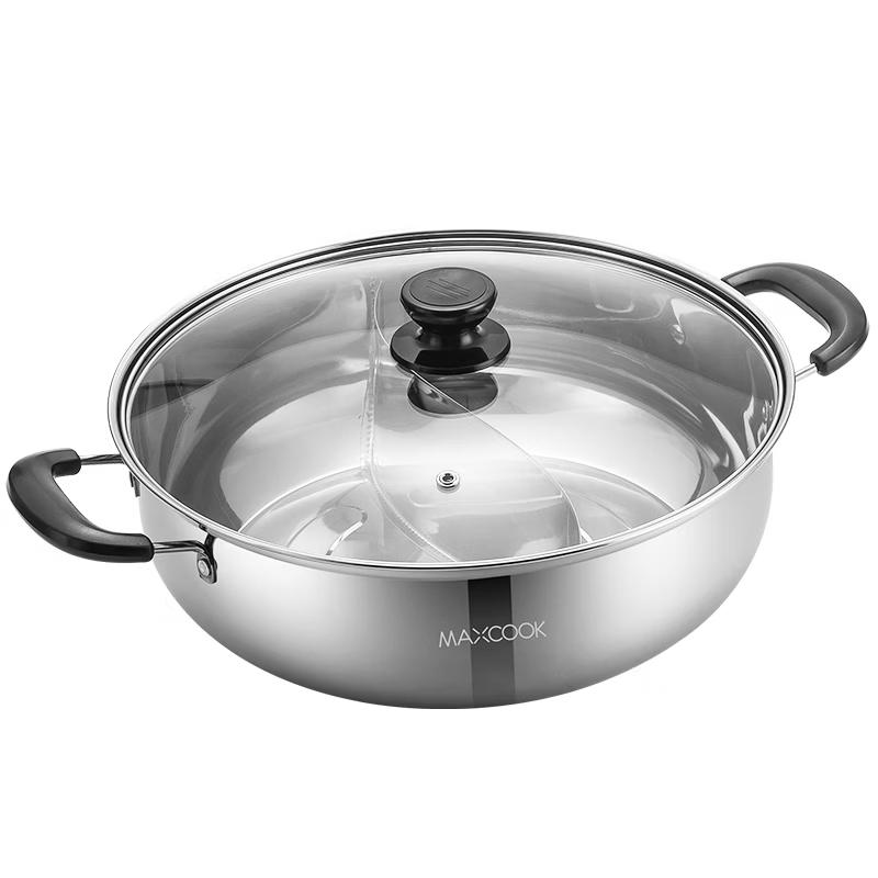 MAXCOOK 304 Stainless Steel Divided Hotpot
MAXCOOK 304 Stainless Steel Divided Hotpot