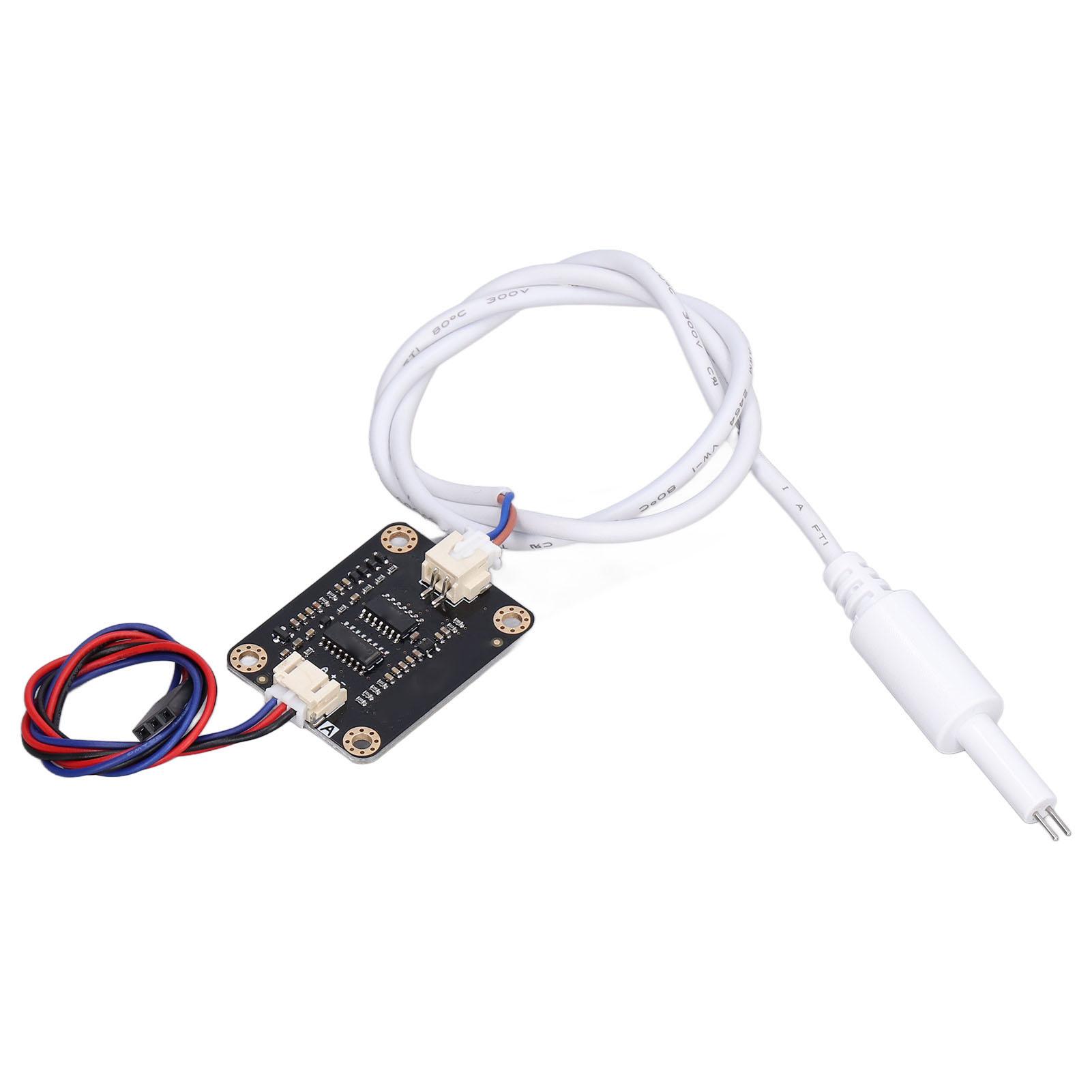 Water Conductivity Sensor PCB Water Monitoring Sensors Module with Waterproof Probe for Hydroponics
Water Conductivity Sensor PCB Water Monitoring Sensors Module with Waterproof Probe for Hydroponics