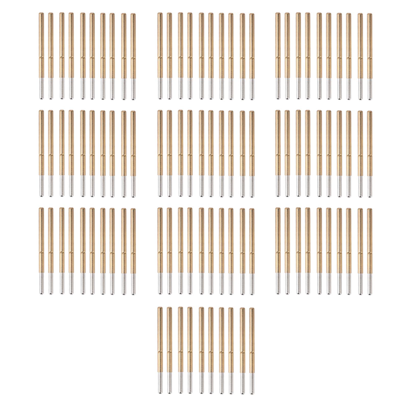 100PCS Spring Test Contact Probes Brass Stainless Steel Round Head Pogo Pins P125J
100PCS Spring Test Contact Probes Brass Stainless Steel Round Head Pogo Pins P125J