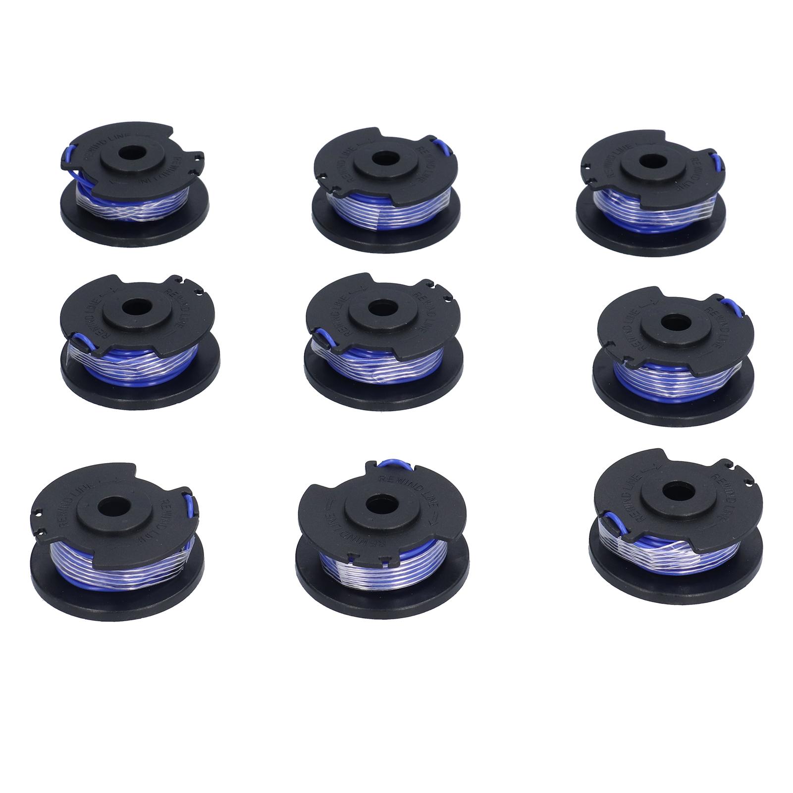 9Pcs Trimmer Spool Line with Cap Replacement Parts Fit for Ryobi 18 24 40V Lawn Mower
9Pcs Trimmer Spool Line with Cap Replacement Parts Fit for Ryobi 18 24 40V Lawn Mower