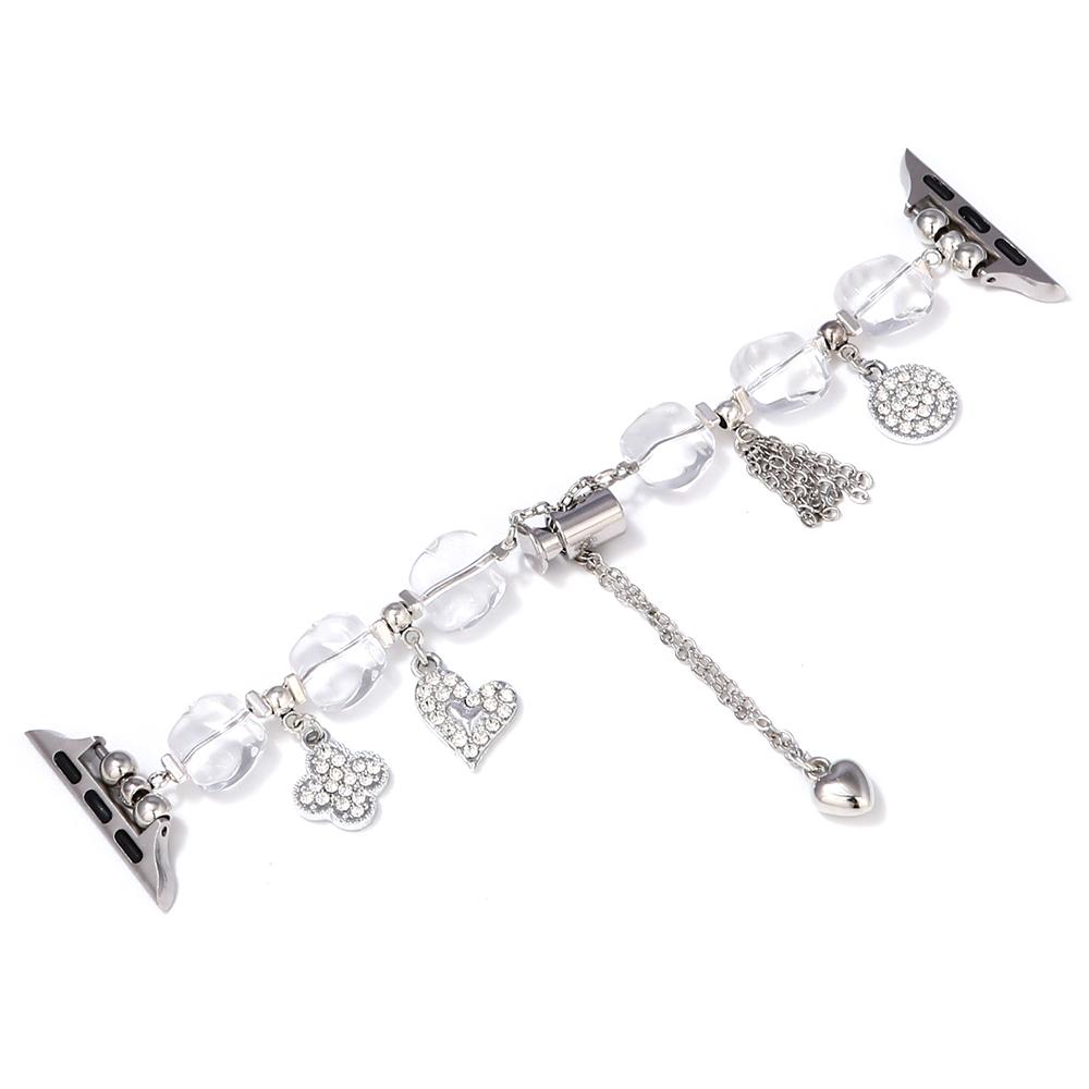 Replacement Strap for Apple Watch Ultra 3 2 1 49mm/Series 11 10 46mm/9 8 7 45mm/SE3 SE2 SE 6 5 4 44mm/3 2 1 42mm Clear Pendant Decor Watch Band A
Replacement Strap for Apple Watch Ultra 3 2 1 49mm/Series 11 10 46mm/9 8 7 45mm/SE3 SE2 SE 6 5 4 44mm/3 2 1 42mm Clear Pendant Decor Watch Band A