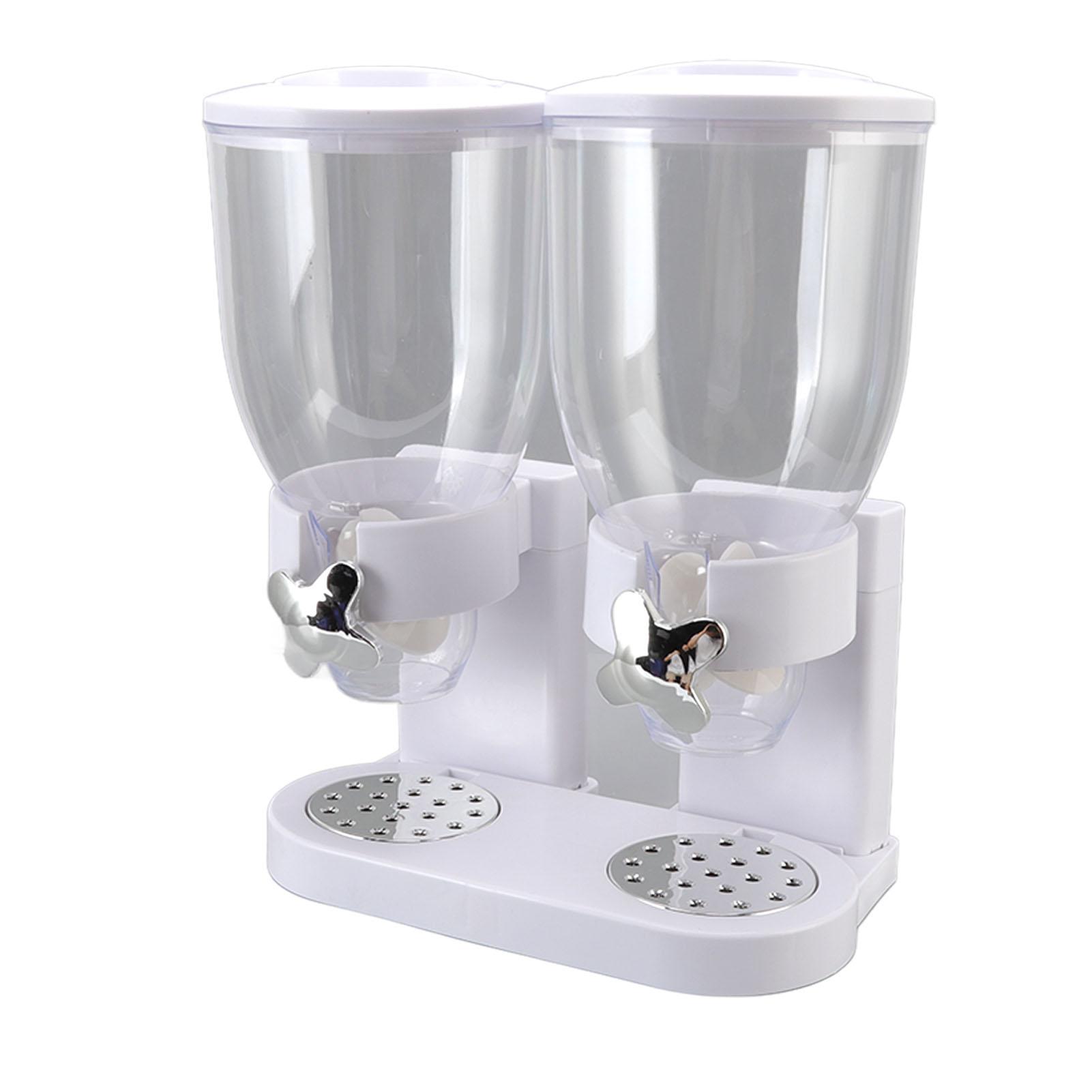 Cereal Dispenser ABS Dual Containers Airtight Twist Operation Dry Food Dispenser for Kitchen White L белый
Cereal Dispenser ABS Dual Containers Airtight Twist Operation Dry Food Dispenser for Kitchen White L белый