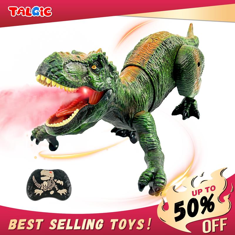 Remote Control Dinosaur Animal Toy, Spinosaurus and T-rex, swift movement & water spray, gift for boys Tirano-saurio Rex
Remote Control Dinosaur Animal Toy, Spinosaurus and T-rex, swift movement & water spray, gift for boys Tirano-saurio Rex