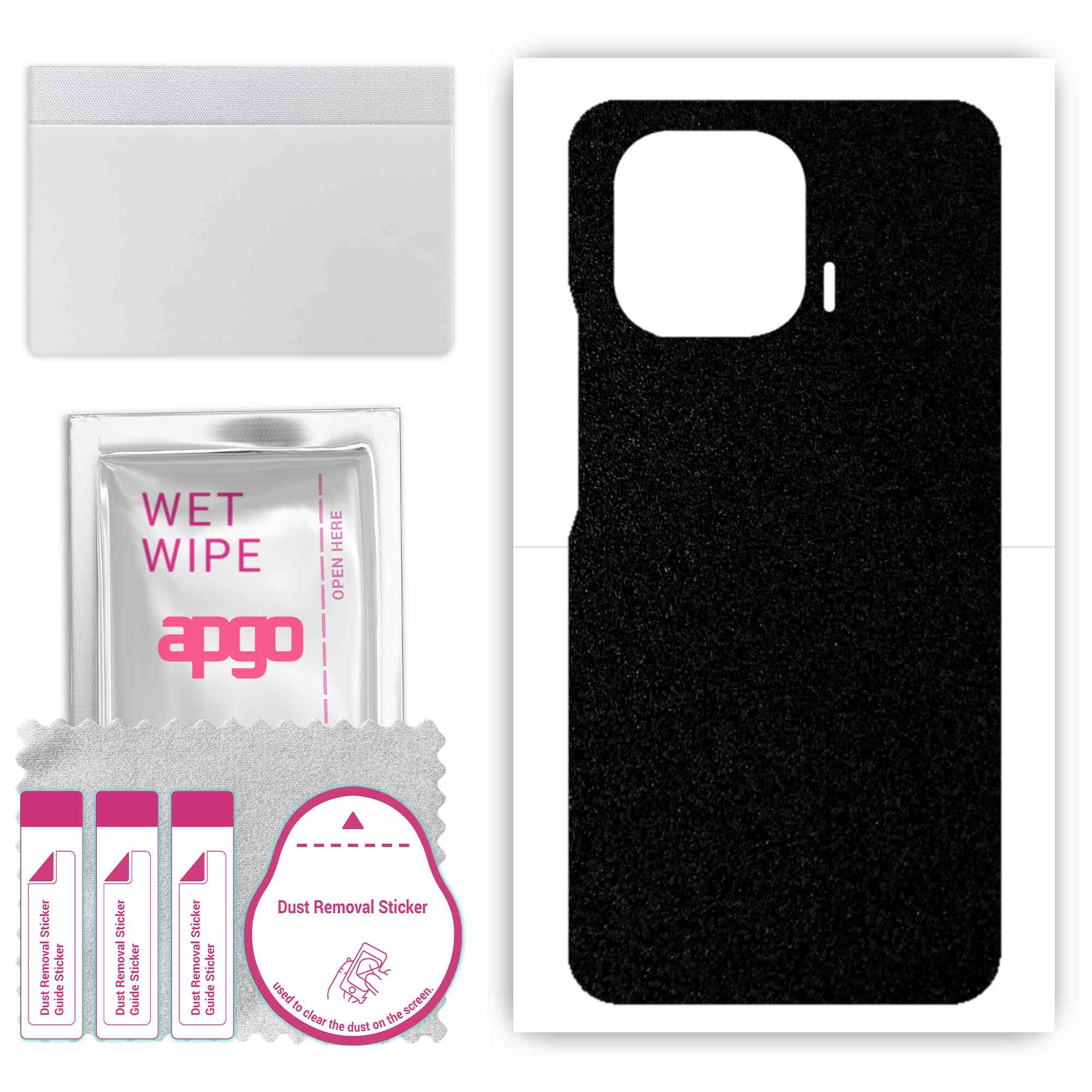Apgo Protective Skin Sticker для задньої панелі, сумісної з Xiaomi Mi 11 Pro, Wrap Film, Foil, Vinyl - Pattern Matte Black
Apgo Protective Skin Sticker для задньої панелі, сумісної з Xiaomi Mi 11 Pro, Wrap Film, Foil, Vinyl - Pattern Matte Black