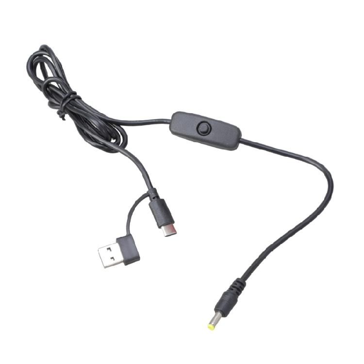 Double Port USB Type C To 4.0x1.7mm 5V Charging Cord For Home Appliances Power Supply Lighting Setups Accessories 1
Double Port USB Type C To 4.0x1.7mm 5V Charging Cord For Home Appliances Power Supply Lighting Setups Accessories 1