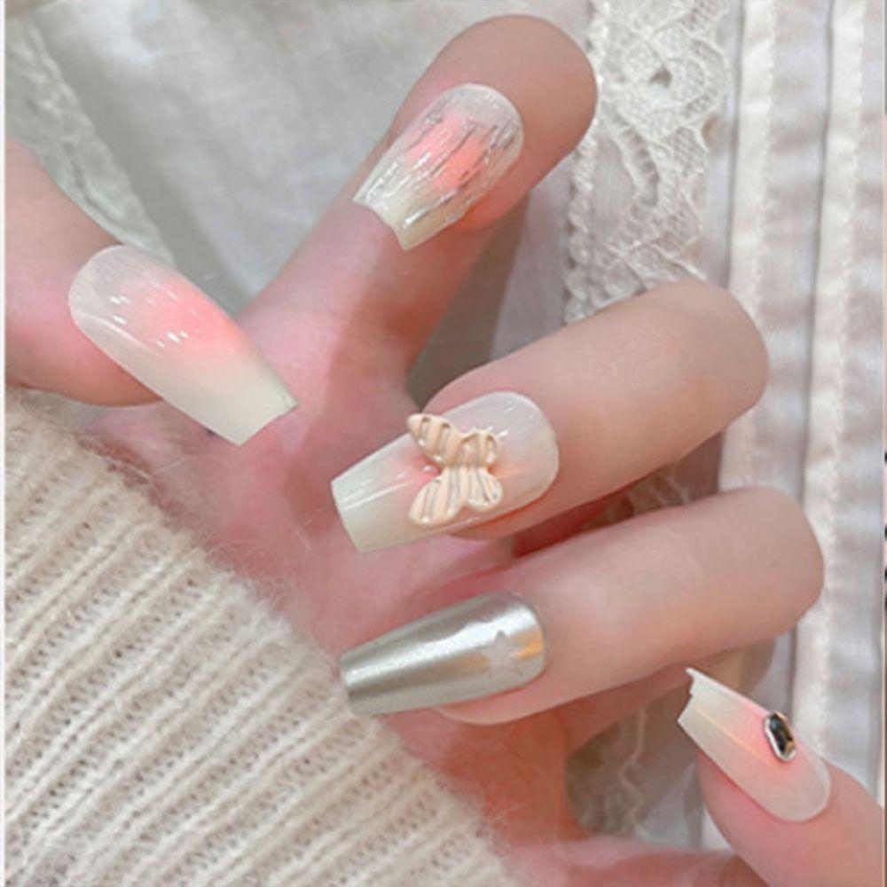 Reusable Full Cover False Nail Tips Wearable Nail Sticker False Nails Women Style 6
Reusable Full Cover False Nail Tips Wearable Nail Sticker False Nails Women Style 6