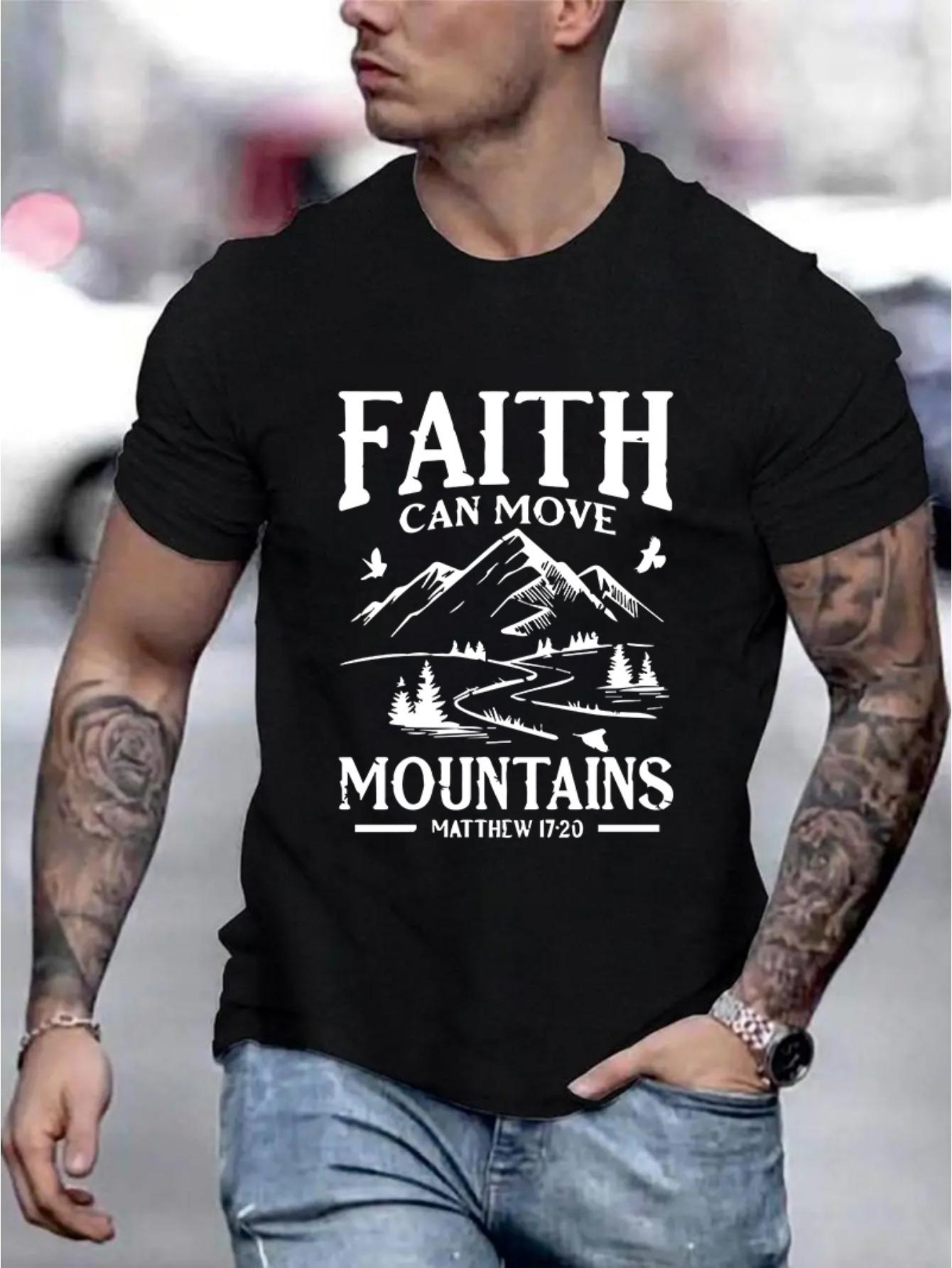 Men s summer 100% cotton fashionable casual loose faith can be moved mountain print sports round neck short sleeved T-shirt top 5XL різнокольоровий
Men s summer 100% cotton fashionable casual loose faith can be moved mountain print sports round neck short sleeved T-shirt top 5XL різнокольоровий