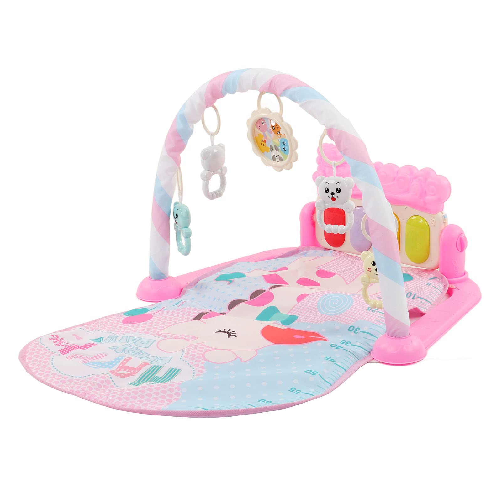 Baby Gym Play Mat Sound and Light Sensory Learning with Kick Play Piano and Rocking Toy Pink Perfect for Newborns - & - -
Baby Gym Play Mat Sound and Light Sensory Learning with Kick Play Piano and Rocking Toy Pink Perfect for Newborns - & - -