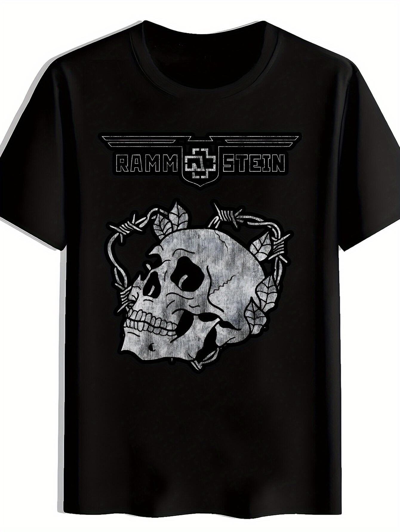 Vintage Rock Band Graphic T-shirt - Black Short Sleeve Crew Neck Tee with Skull & Crossbones Design XXXXL
Vintage Rock Band Graphic T-shirt - Black Short Sleeve Crew Neck Tee with Skull & Crossbones Design XXXXL