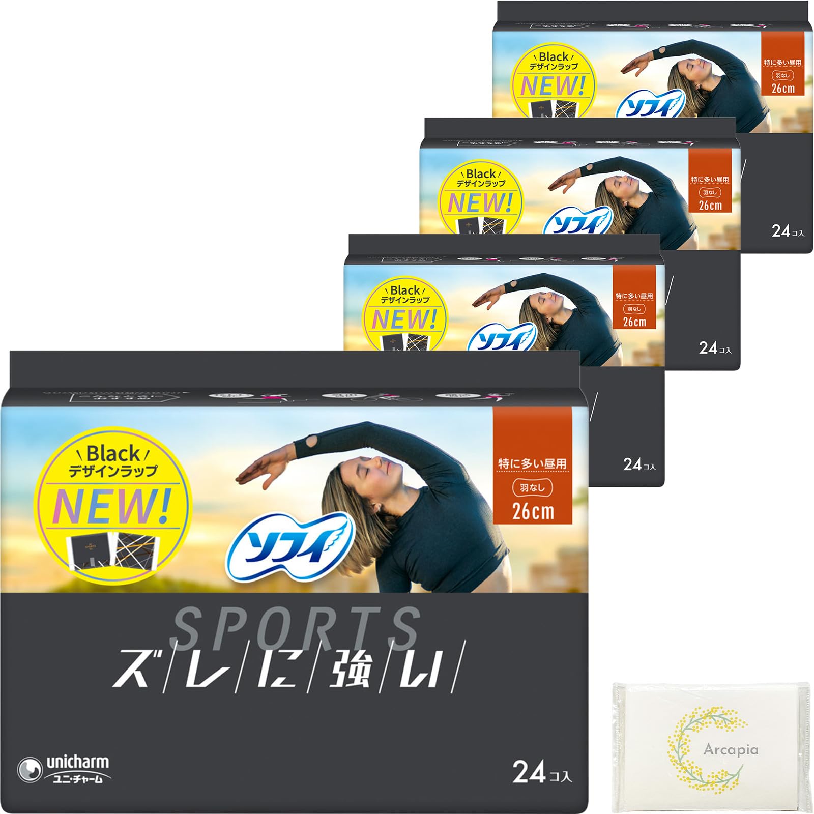 Sophie SPORTS Специально для дневного использования 26 см Без крыльев штук x 4 Набор гигиенических прокладок Unicharm с бумагой Краткое описание для регулярного использования (24 шт.)
Sophie SPORTS Специально для дневного использования 26 см Без крыльев штук x 4 Набор гигиенических прокладок Unicharm с бумагой Краткое описание для регулярного использования (24 шт.)