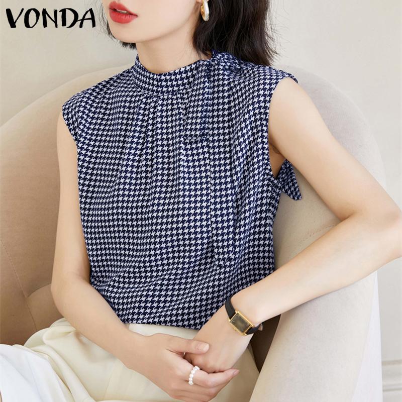 VONDA Летние женские майки без рукавов с принтом
VONDA Летние женские майки без рукавов с принтом