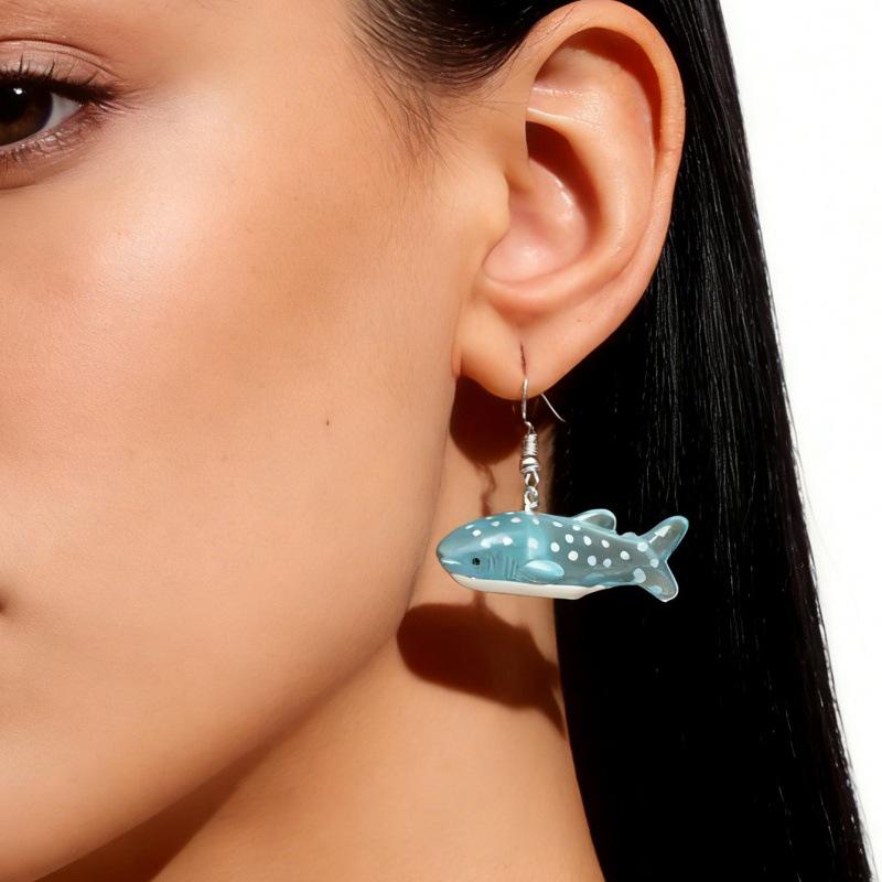 Summer Beach Blue Ocean Dolphin Earrings for Women
Summer Beach Blue Ocean Dolphin Earrings for Women