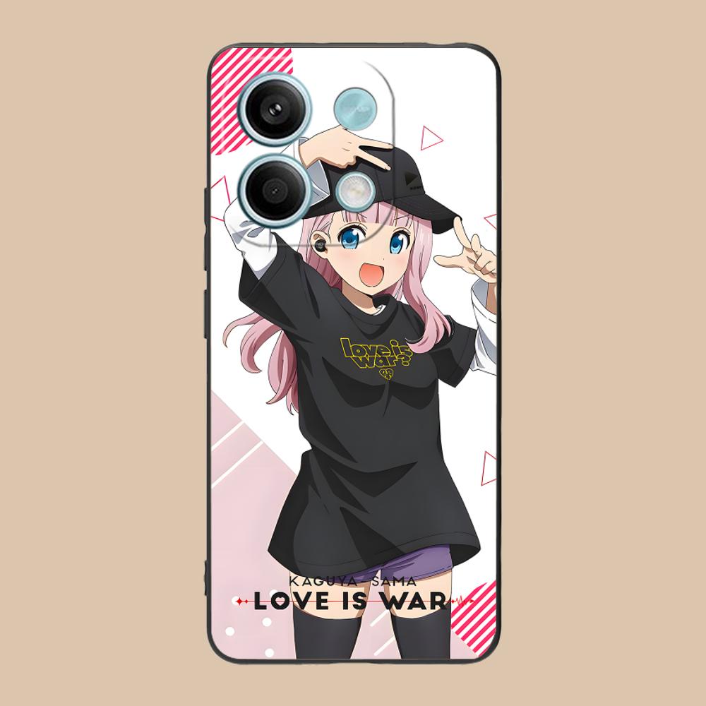 Kaguya Sama Chika Fujiwara Phone Case for Xiaomi POCO M6 M5 M4 M3 X7 X6 X5 X4 X3 F6 F5 F4 Pro GT 5G Black Luxury Cover Pretty POCO F4
Kaguya Sama Chika Fujiwara Phone Case for Xiaomi POCO M6 M5 M4 M3 X7 X6 X5 X4 X3 F6 F5 F4 Pro GT 5G Black Luxury Cover Pretty POCO F4