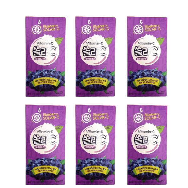 Korea Eundan Sola C Blueberry 80 tabs x 6p
Korea Eundan Sola C Blueberry 80 tabs x 6p