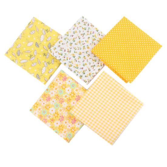 5Pcs 50cmx50cm Mixed Color Floral Print DIY Patchwork Sewing Quilting Cloth жовтий
5Pcs 50cmx50cm Mixed Color Floral Print DIY Patchwork Sewing Quilting Cloth жовтий
