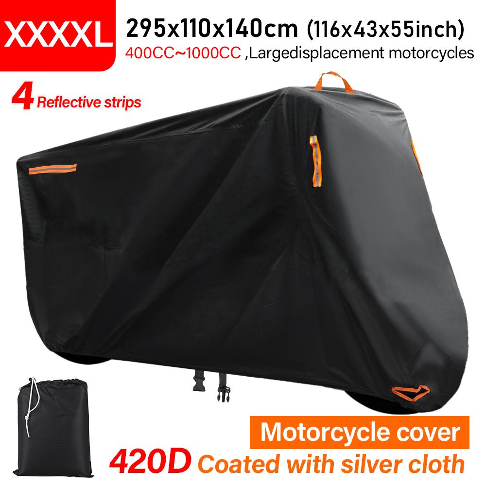 Motorcycle Waterproof Cover 420D UniversalOutdoor Protection Motorbike Rain Cover Sunshade Dustproof Uv Protective Thick Oxford
Motorcycle Waterproof Cover 420D UniversalOutdoor Protection Motorbike Rain Cover Sunshade Dustproof Uv Protective Thick Oxford