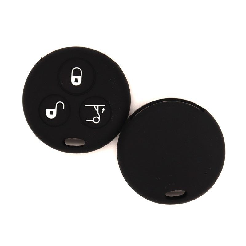 Suitable for Mercedes-Benz Smart multi-color silicone key case fortwo Smart Elf car key protective soft cover чорний
Suitable for Mercedes-Benz Smart multi-color silicone key case fortwo Smart Elf car key protective soft cover чорний