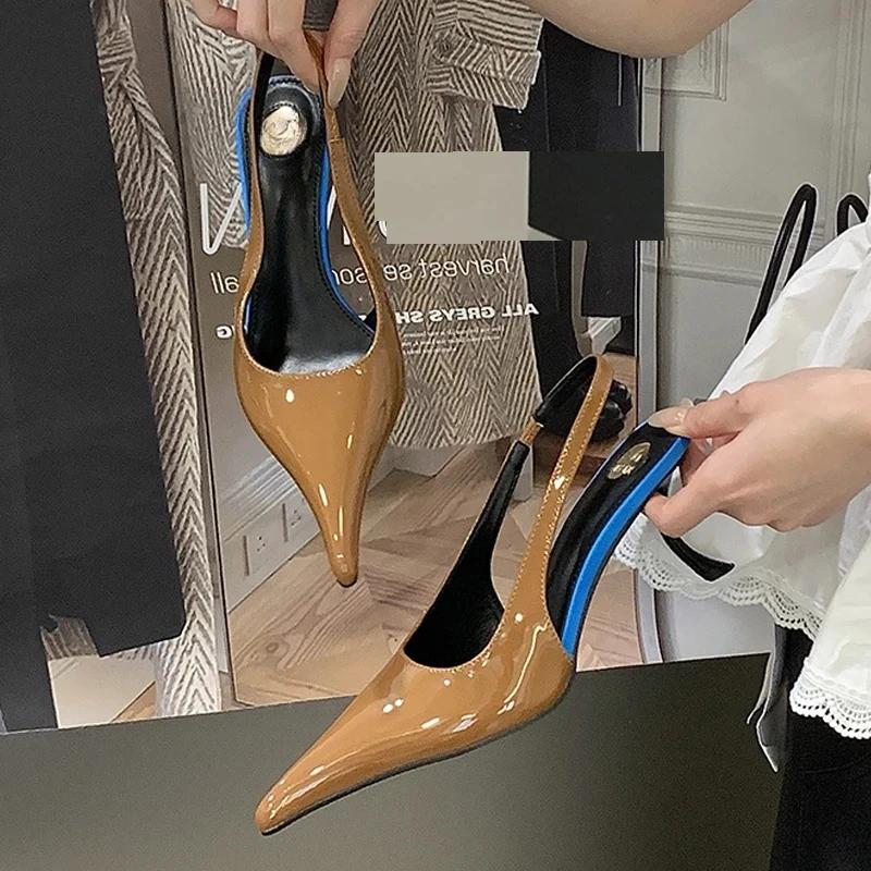 Eiyken retro Fashion Sexy Designer Patent Leather Pointed Toe High Heels Pumps Women Shallow Elegant Wedding Party Shoes 35 светло-коричневого
Eiyken retro Fashion Sexy Designer Patent Leather Pointed Toe High Heels Pumps Women Shallow Elegant Wedding Party Shoes 35 светло-коричневого