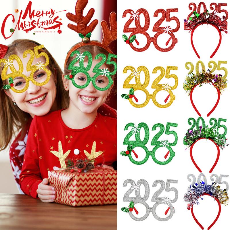2025 New Year Eve Party Decoration Headband Glasses Frame Christmas Photo Props Children Adult Headwear 2024 Navidad Xmas Gift
2025 New Year Eve Party Decoration Headband Glasses Frame Christmas Photo Props Children Adult Headwear 2024 Navidad Xmas Gift