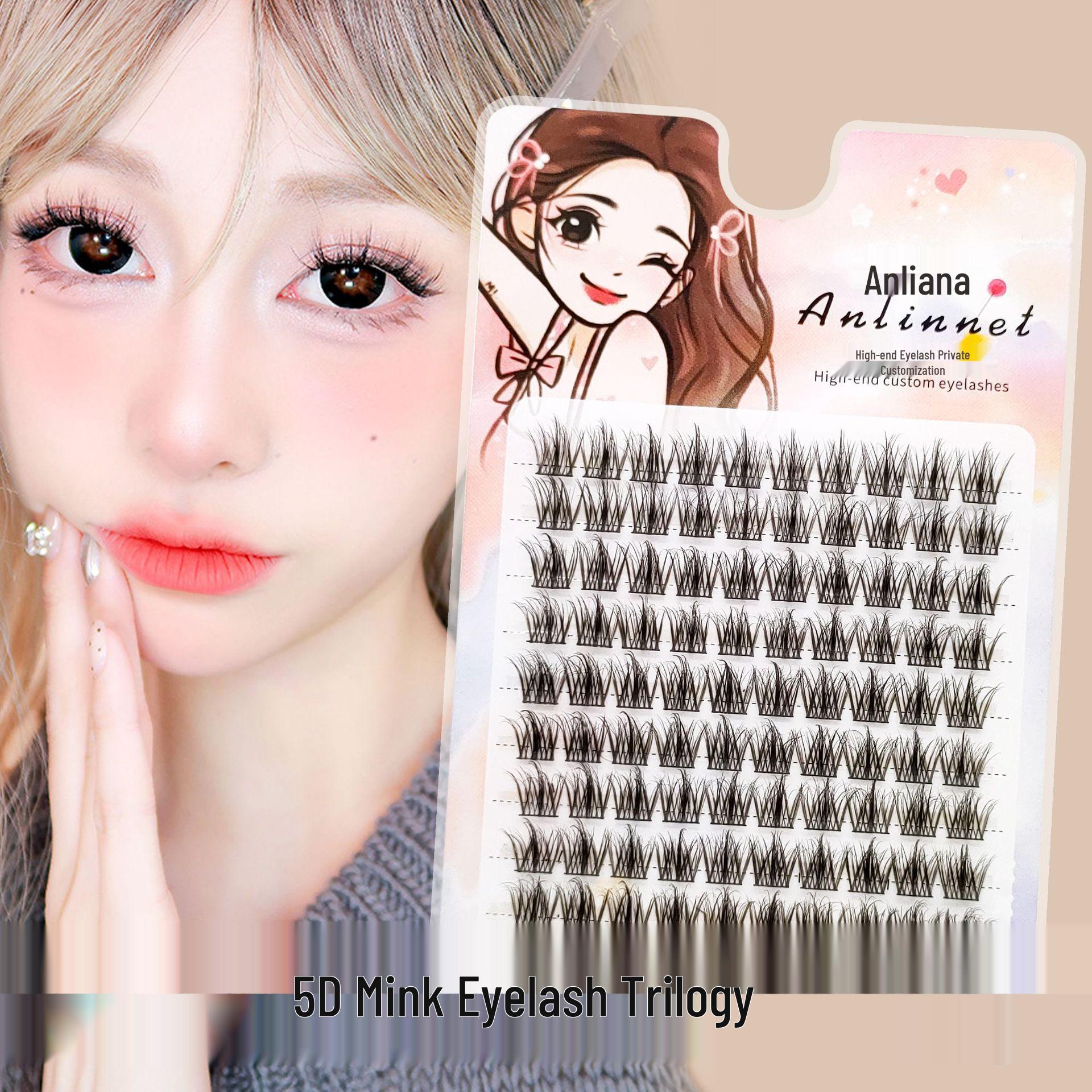 Little Devil 5D Trilogy Eyelashes: Natural 10-Row Messy 3D Single Cluster False Lashes, Lazy Series.
Little Devil 5D Trilogy Eyelashes: Natural 10-Row Messy 3D Single Cluster False Lashes, Lazy Series.