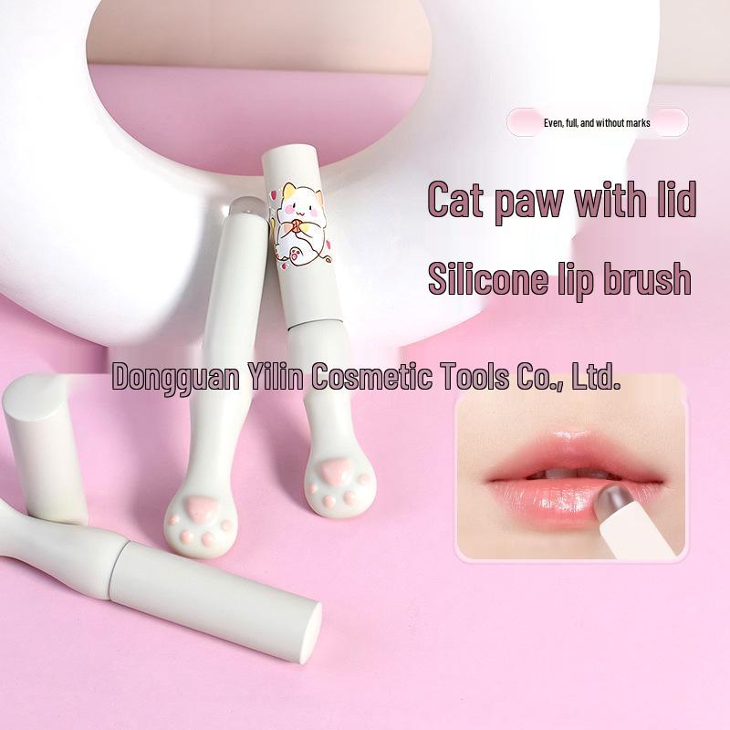 Cat Paw M51 Silicone Lip Brush: Cute, Portable, No-Trace, Round Head with Lid. Ideal for Finger Pulp Concealer & Easy Cleaning.
Cat Paw M51 Silicone Lip Brush: Cute, Portable, No-Trace, Round Head with Lid. Ideal for Finger Pulp Concealer & Easy Cleaning.
