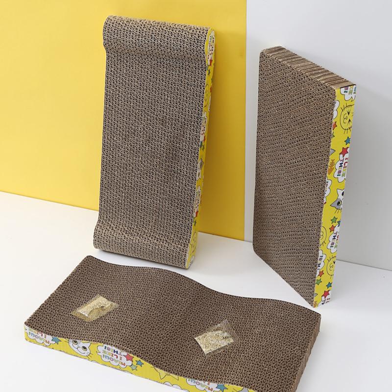 Pet Cat Wave Curved Cat Nip Когтеточка для кошек в помещении Когтеточки для кошек Картонная износостойкая коврик для кошек Товары для животных as the picture
Pet Cat Wave Curved Cat Nip Когтеточка для кошек в помещении Когтеточки для кошек Картонная износостойкая коврик для кошек Товары для животных as the picture
