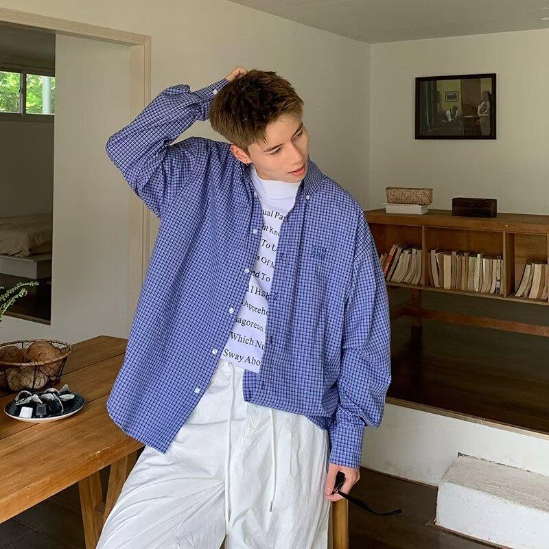 Рубашка с длинными рукавами с буквенным принтом 2024 года в японском стиле в стиле Гонконга, свободная рубашка для мужчин, летняя модная универсальная повседневная куртка 2XL синий
Рубашка с длинными рукавами с буквенным принтом 2024 года в японском стиле в стиле Гонконга, свободная рубашка для мужчин, летняя модная универсальная повседневная куртка 2XL синий