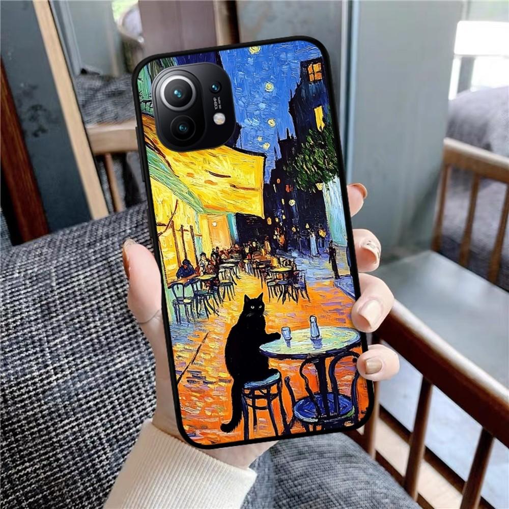 Cartoon Animal Black Cat Oil Painting Phone Case For Xiaomi Mi 5X 8 9 10 11 12 Lite Pro 10T PocoX3pro PocoM3 Note 10 Pro Lite Xiaomi Mi PocoM3
Cartoon Animal Black Cat Oil Painting Phone Case For Xiaomi Mi 5X 8 9 10 11 12 Lite Pro 10T PocoX3pro PocoM3 Note 10 Pro Lite Xiaomi Mi PocoM3
