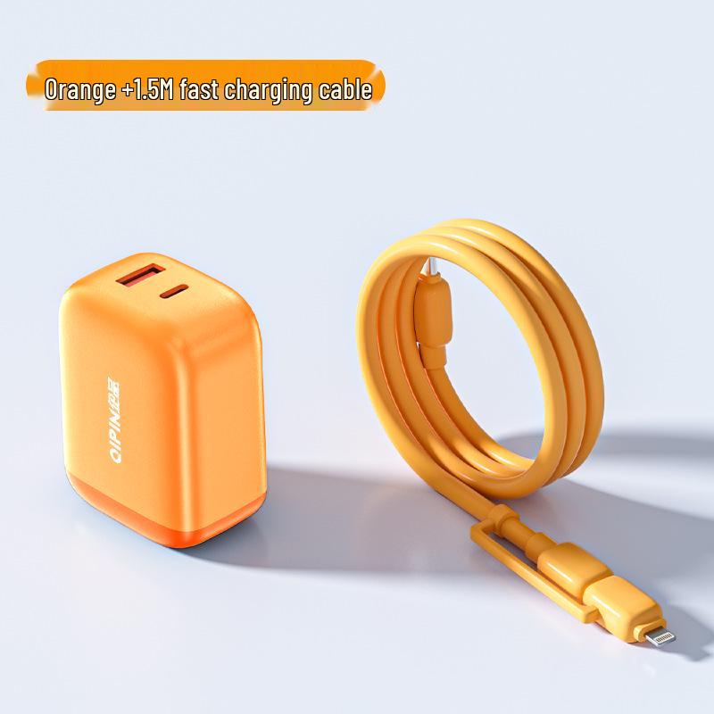 65W Gallium Nitride Dual Port Foldable Charger, ETL/FCC Certified for Apple and Mobile Devices
65W Gallium Nitride Dual Port Foldable Charger, ETL/FCC Certified for Apple and Mobile Devices