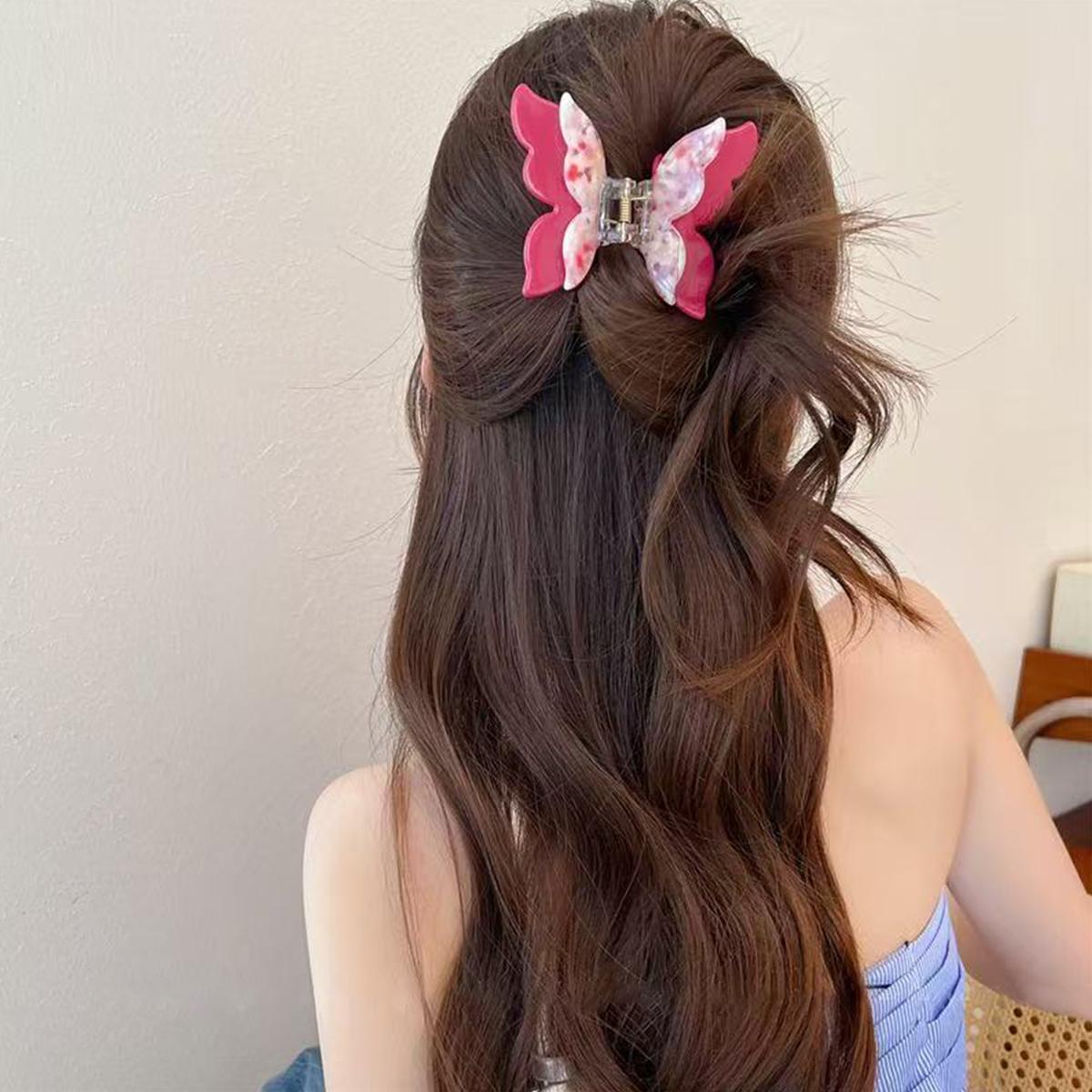 1 шт. женская элегантная и 1 шт. милая двухслойная ацетатная заколка-клип с бабочкой, супер фея градиентная красочная высококлассная заколка-акула
1 шт. женская элегантная и 1 шт. милая двухслойная ацетатная заколка-клип с бабочкой, супер фея градиентная красочная высококлассная заколка-акула