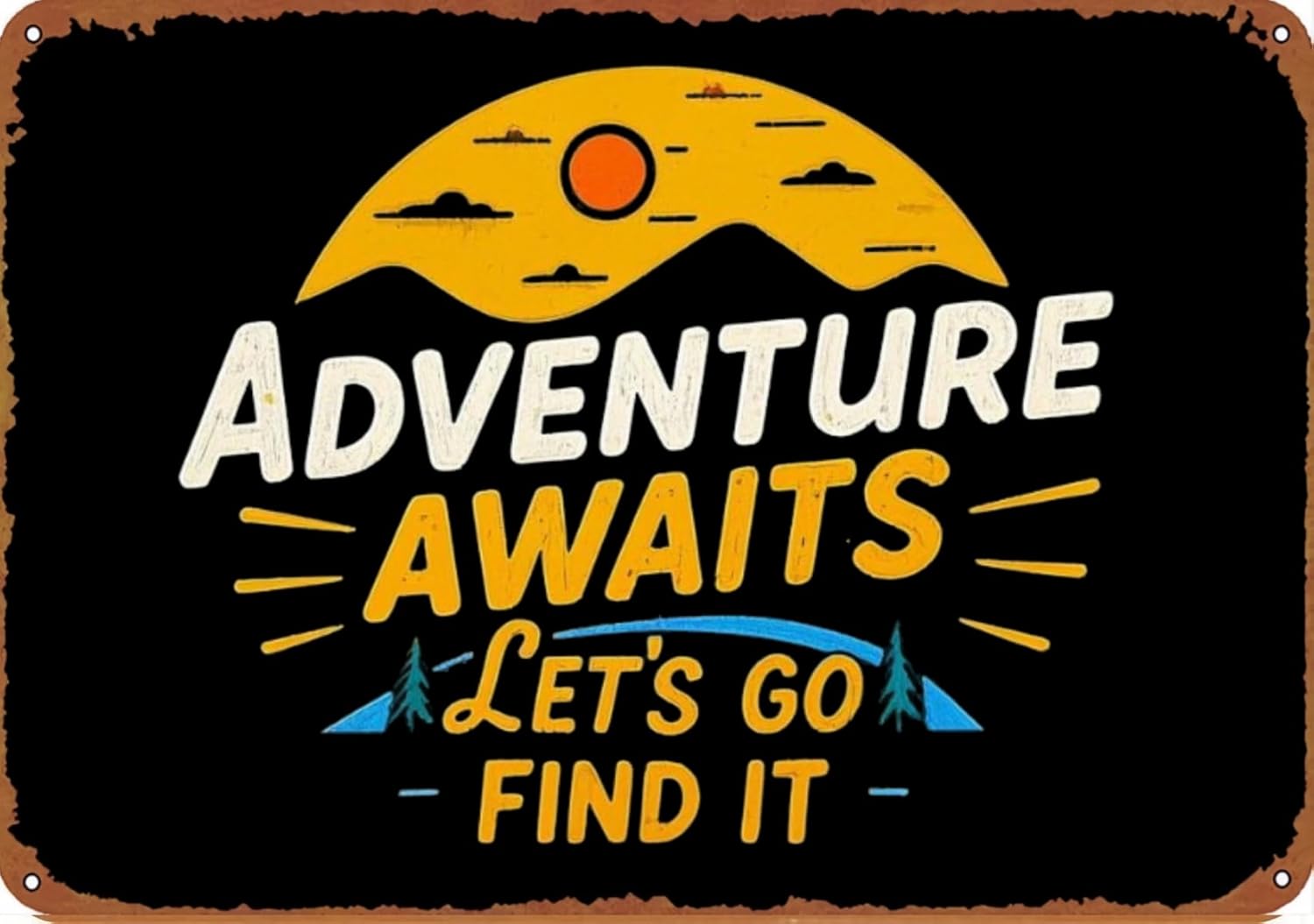 Vintage Metal Sign Aluminum Sign ADVENTURE AWAITS LETS GO FIND IT Tin Sign Retro Wall Decor for Home Cafe and Garden Chris 20x30cm(7.8x11.8inch)
Vintage Metal Sign Aluminum Sign ADVENTURE AWAITS LETS GO FIND IT Tin Sign Retro Wall Decor for Home Cafe and Garden Chris 20x30cm(7.8x11.8inch)