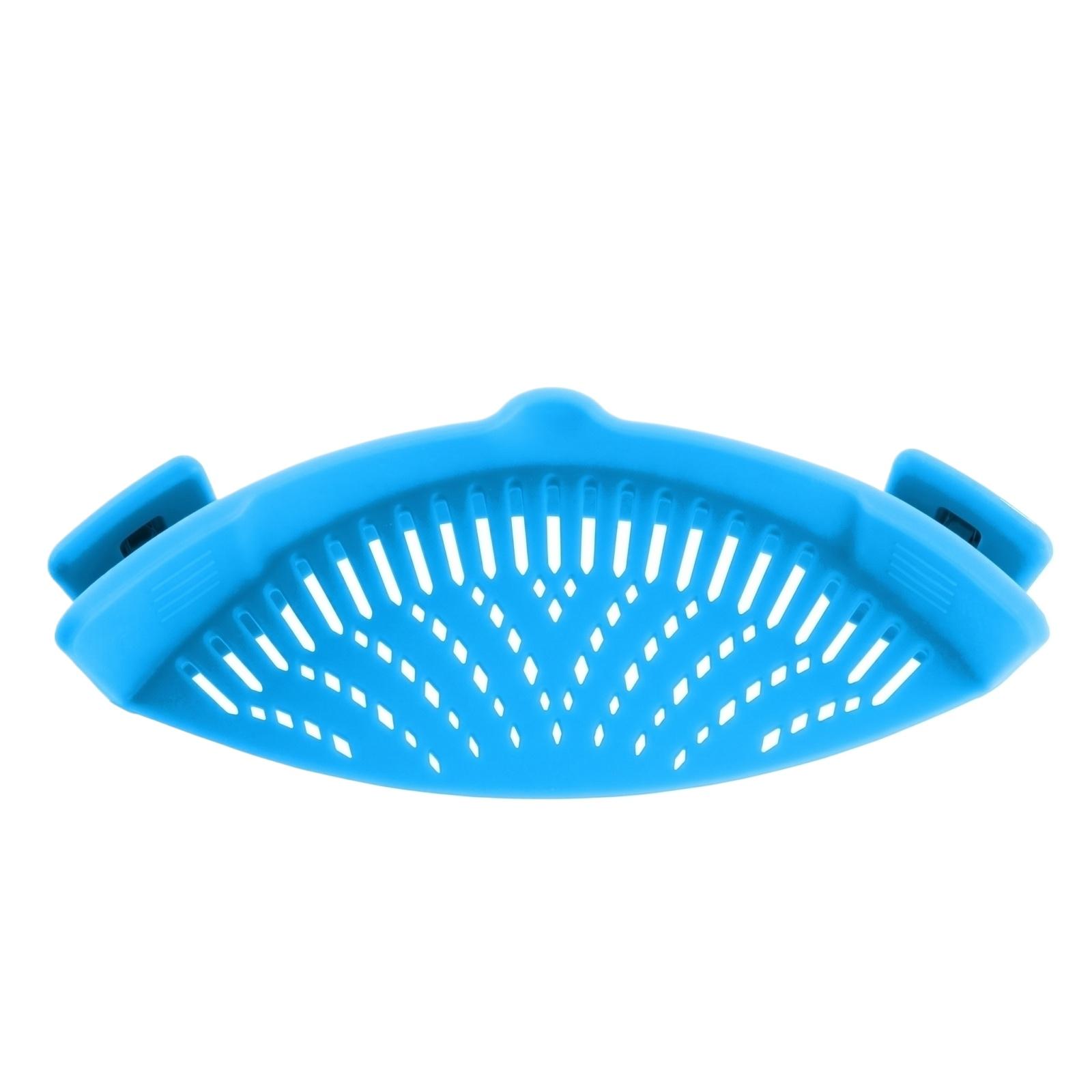 Over-the-Pot Strainer Clip-on Kitchen Colander for Draining Pasta Vegetables Fruits with Anti-Spill Design and Heat-Resistant Handles One Size небо синє кольору
Over-the-Pot Strainer Clip-on Kitchen Colander for Draining Pasta Vegetables Fruits with Anti-Spill Design and Heat-Resistant Handles One Size небо синє кольору