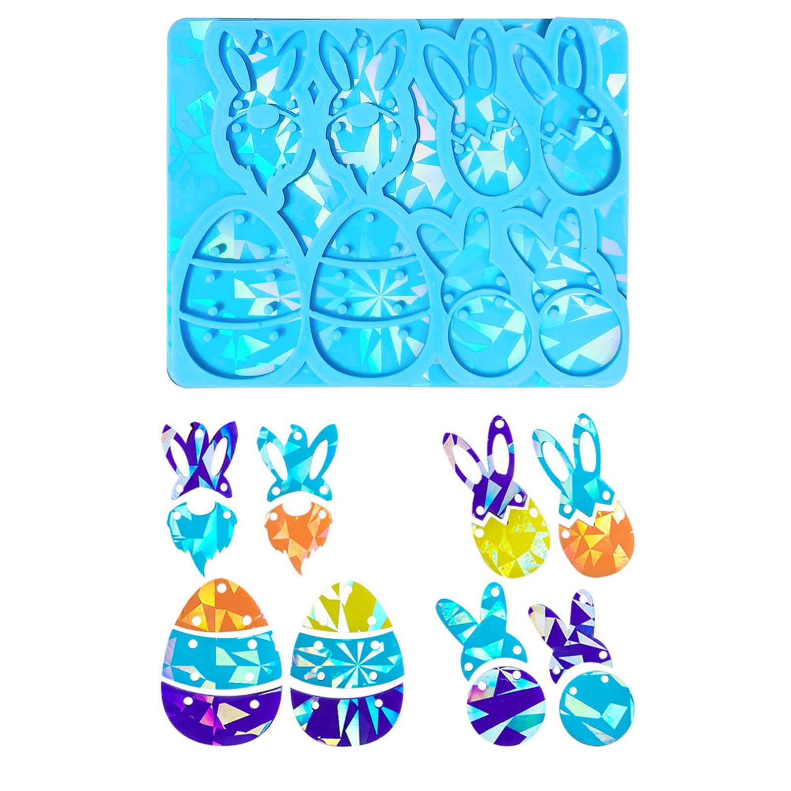 Holographic Resin Mold Silicone Keychain Pendant Molds Easter Eggs Rabbit Ornament for DIY Jewelry Making Tool Handmade A
Holographic Resin Mold Silicone Keychain Pendant Molds Easter Eggs Rabbit Ornament for DIY Jewelry Making Tool Handmade A
