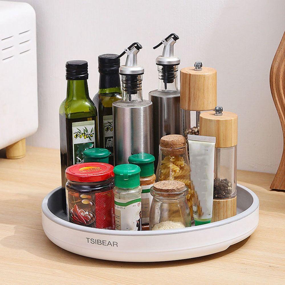 Plastic Turntable Storage Tray Round Condiment Storage Rack Cosmetic Storage Rack for Kitchen 25CM чёрный
Plastic Turntable Storage Tray Round Condiment Storage Rack Cosmetic Storage Rack for Kitchen 25CM чёрный