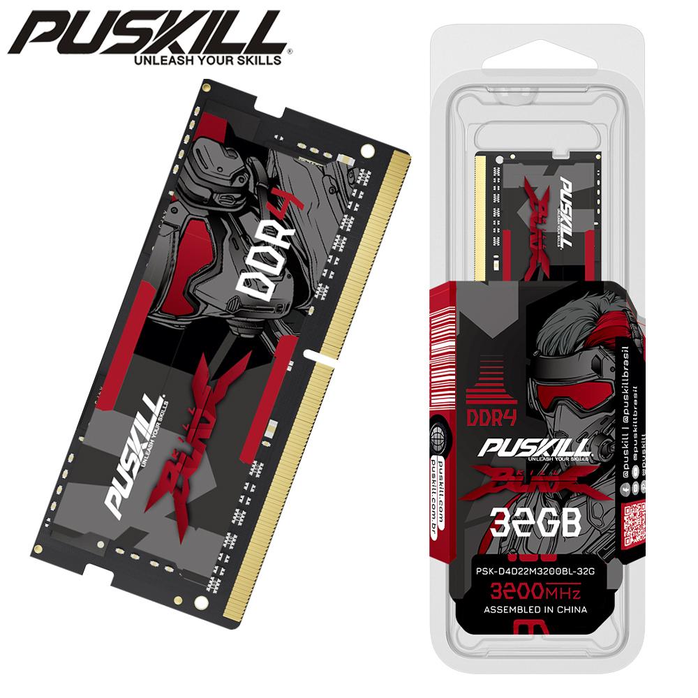 PUSKILL Killblade Memória Ноутбук Ddr4 32gb 16gb 8gb 1.2V 3200mhz 2666mhz 260-PIN SODIMM Memoria RAM Пам ять ноутбука DDR4 8GB 3200MHz
PUSKILL Killblade Memória Ноутбук Ddr4 32gb 16gb 8gb 1.2V 3200mhz 2666mhz 260-PIN SODIMM Memoria RAM Пам ять ноутбука DDR4 8GB 3200MHz